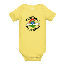 Load image into Gallery viewer, Rainbow Playschool short sleeve onesie
