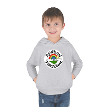 Load image into Gallery viewer, Rainbow Playschool toddler pullover fleece hoodie
