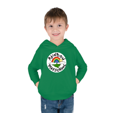 Load image into Gallery viewer, Rainbow Playschool toddler pullover fleece hoodie
