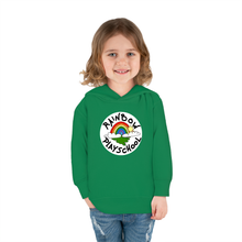 Load image into Gallery viewer, Rainbow Playschool toddler pullover fleece hoodie
