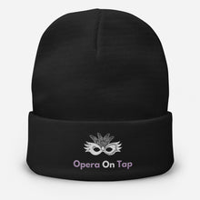 Load image into Gallery viewer, Opera On Tap Mask Embroidered Beanie

