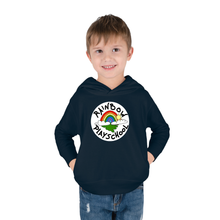 Load image into Gallery viewer, Rainbow Playschool toddler pullover fleece hoodie
