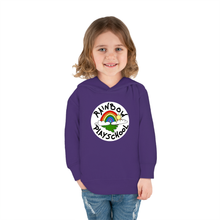 Load image into Gallery viewer, Rainbow Playschool toddler pullover fleece hoodie
