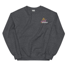Load image into Gallery viewer, Be Kind or Be Quiet crewneck sweatshirt
