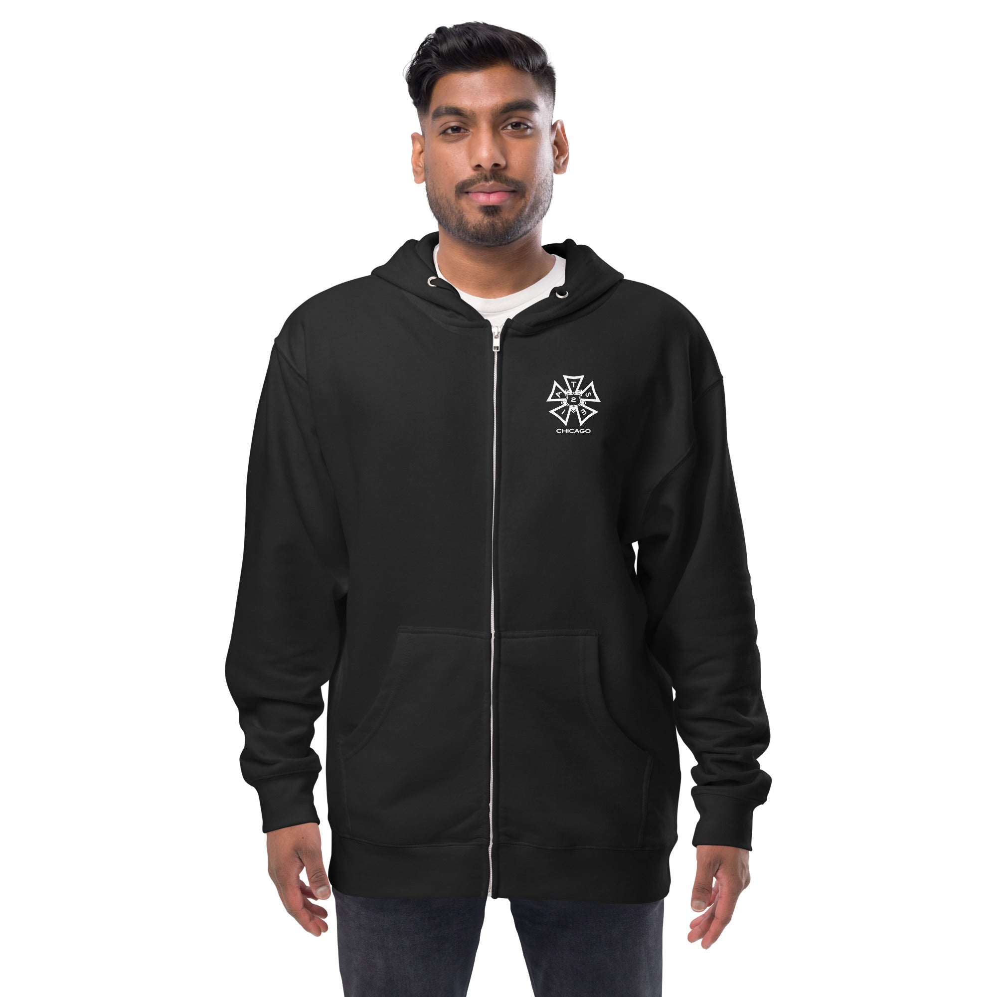 IATSE Local 2 Unisex Fleece Zip Up Hoodie – Strong Rabbit Designs