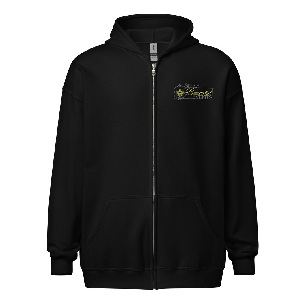 Simply Beeutiful Events Unisex heavy blend zip hoodie