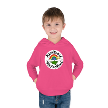 Load image into Gallery viewer, Rainbow Playschool toddler pullover fleece hoodie
