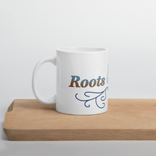 Load image into Gallery viewer, Roots &amp; Wings white glossy mug
