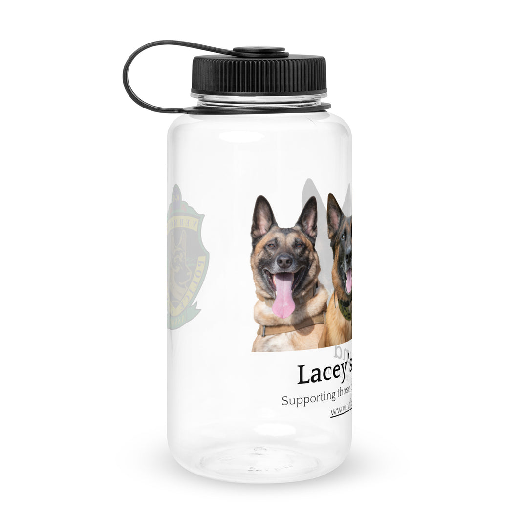 Lacey's Fund wide mouth plastic water bottle