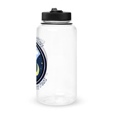 Load image into Gallery viewer, Upper Valley 24 Hour Play Festival Wide mouth plastic water bottle
