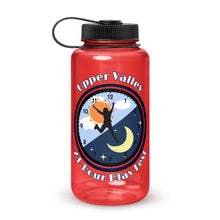 Load image into Gallery viewer, Upper Valley 24 Hour Play Festival Wide mouth plastic water bottle
