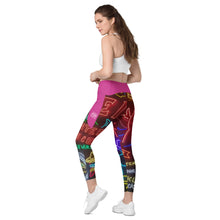 Load image into Gallery viewer, DTLA neon leggings with pockets
