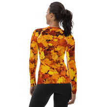 Load image into Gallery viewer, Vermont Autumn Women&#39;s Rash Guard Long Sleeve
