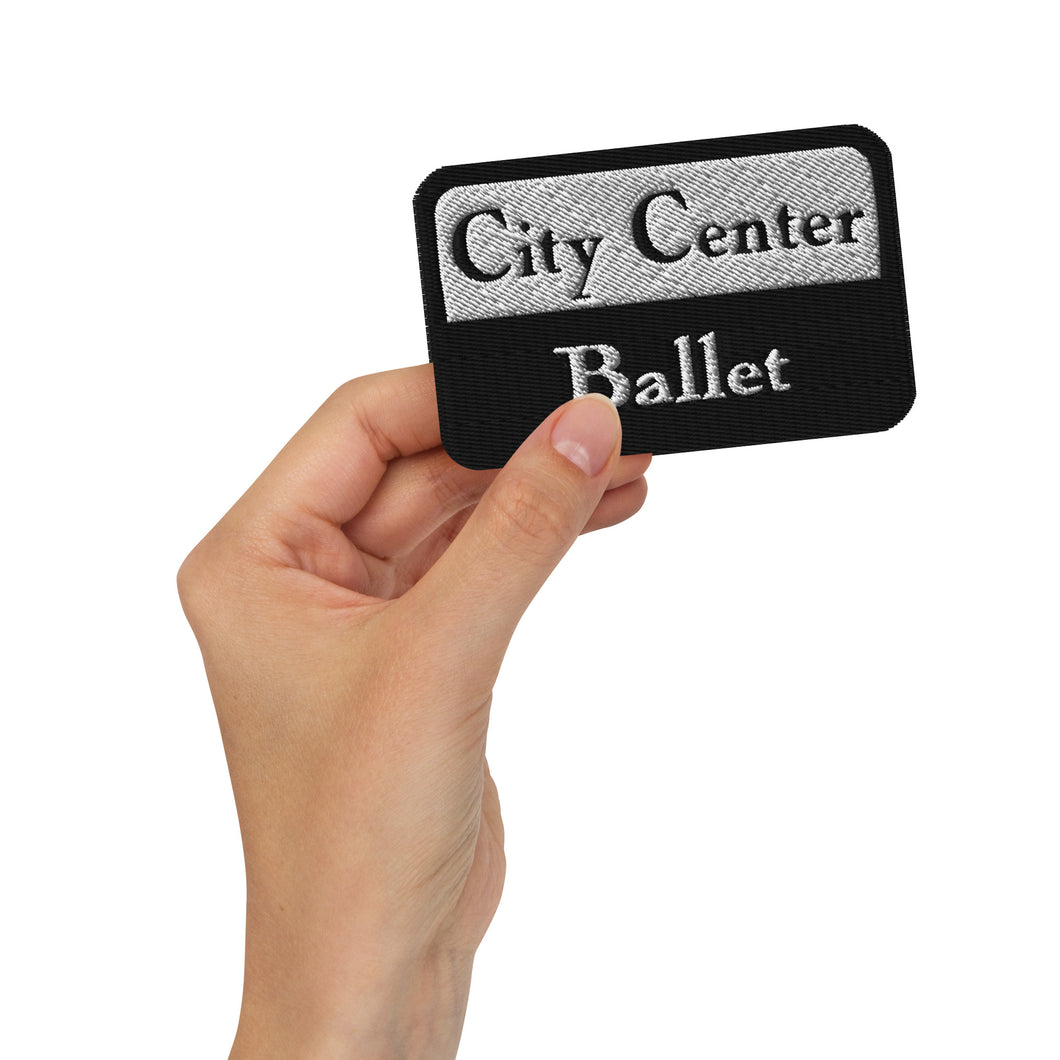 City Center Ballet Embroidered Patches