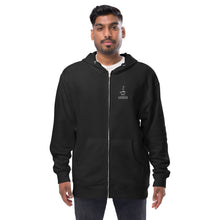 Load image into Gallery viewer, Daybreak Unisex fleece zip up hoodie
