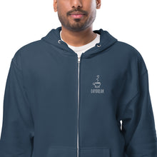 Load image into Gallery viewer, Daybreak Unisex fleece zip up hoodie
