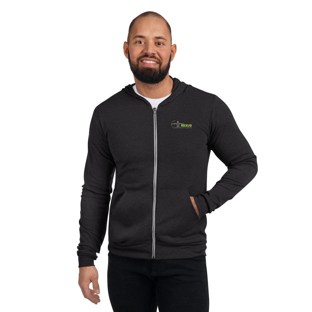 Nexus unisex Lightweight zip hoodie