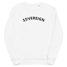 Load image into Gallery viewer, &quot;Sovereign&quot; unisex crew sweatshirt (white)
