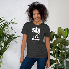 Load image into Gallery viewer, 603 (six oh three) New Hampshire Short-Sleeve Unisex Tee
